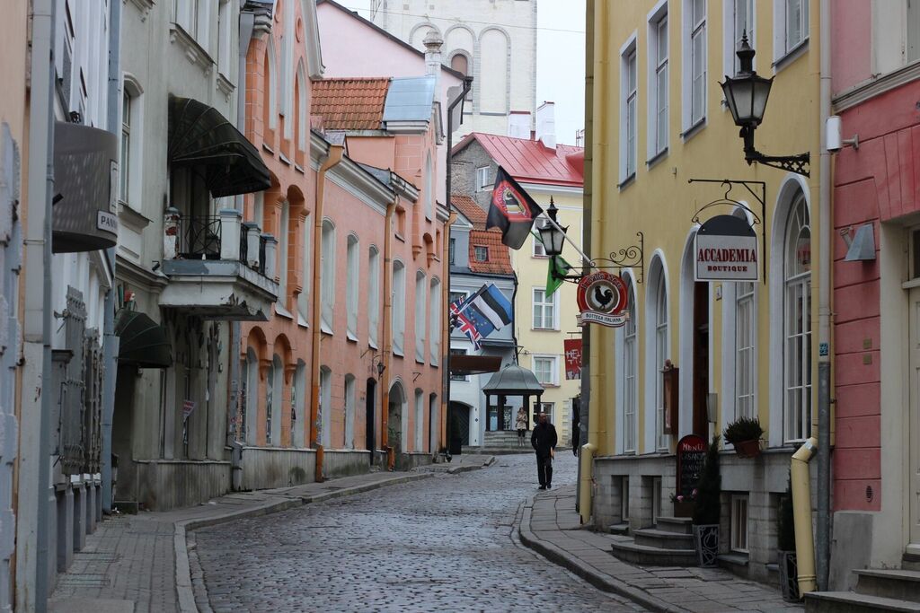 Het oude centrum van de Estse hoofdstad Tallinn.