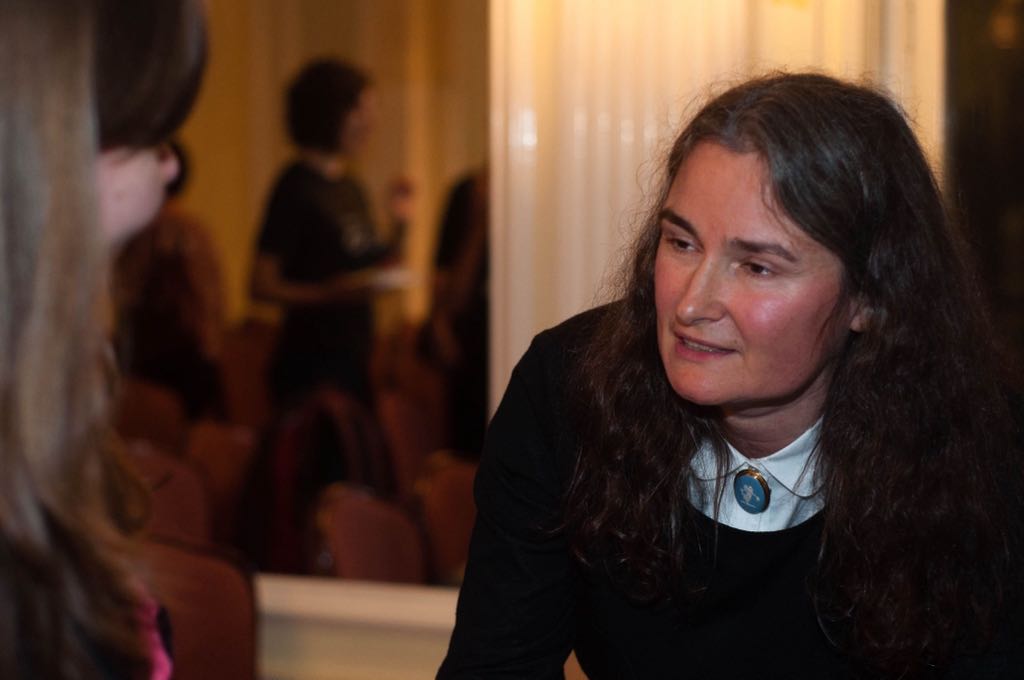 Slavic Voices: An Evening of Poetry and Music with Sylva Fischerova, Dzvinia Orlowsky, and Vera Pavlova. At BU Center for the Study of Europe. Wednesday, October 15, 2014.