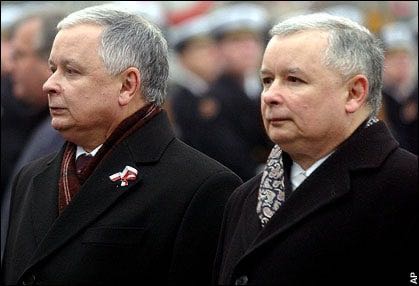 polen kaczynski tweeling