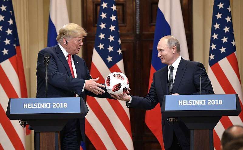 putin trump ball