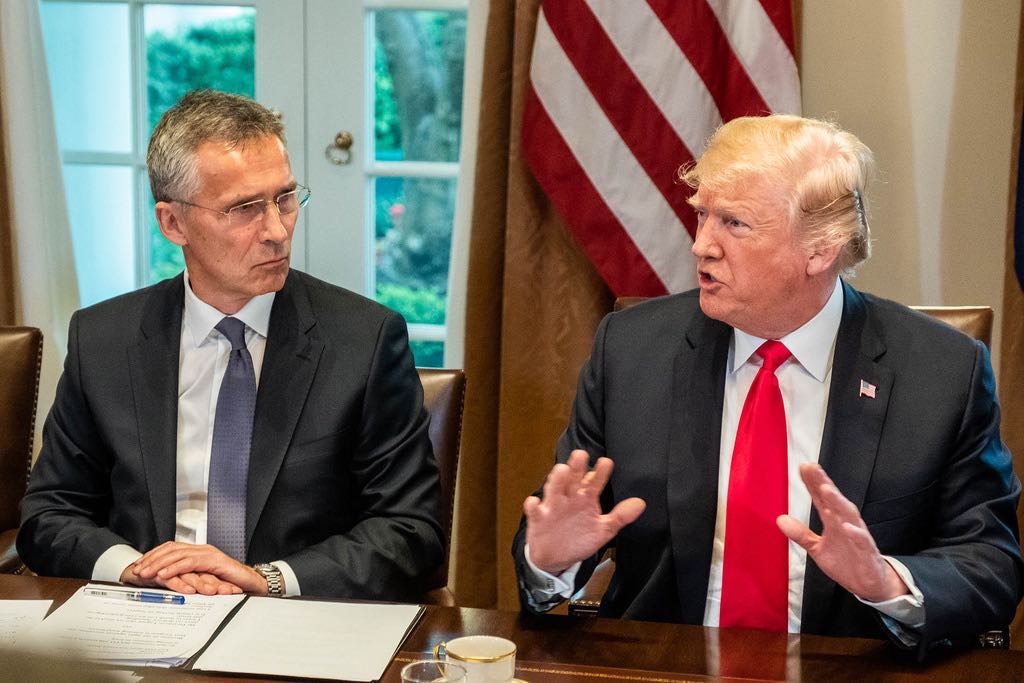 stoltenberg bij trump