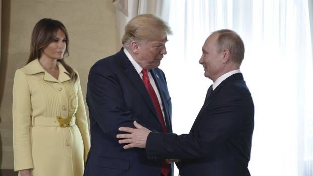 trump putin melania helsinki