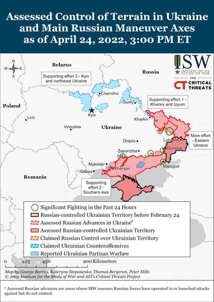 isw frontlijn donbas