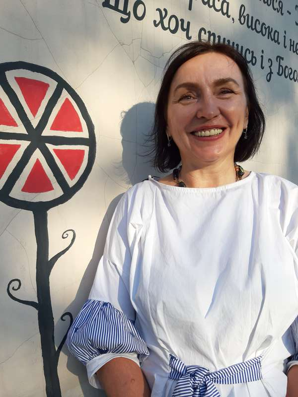 lachende vrouw