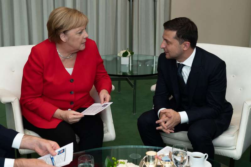 merkel en zelensky