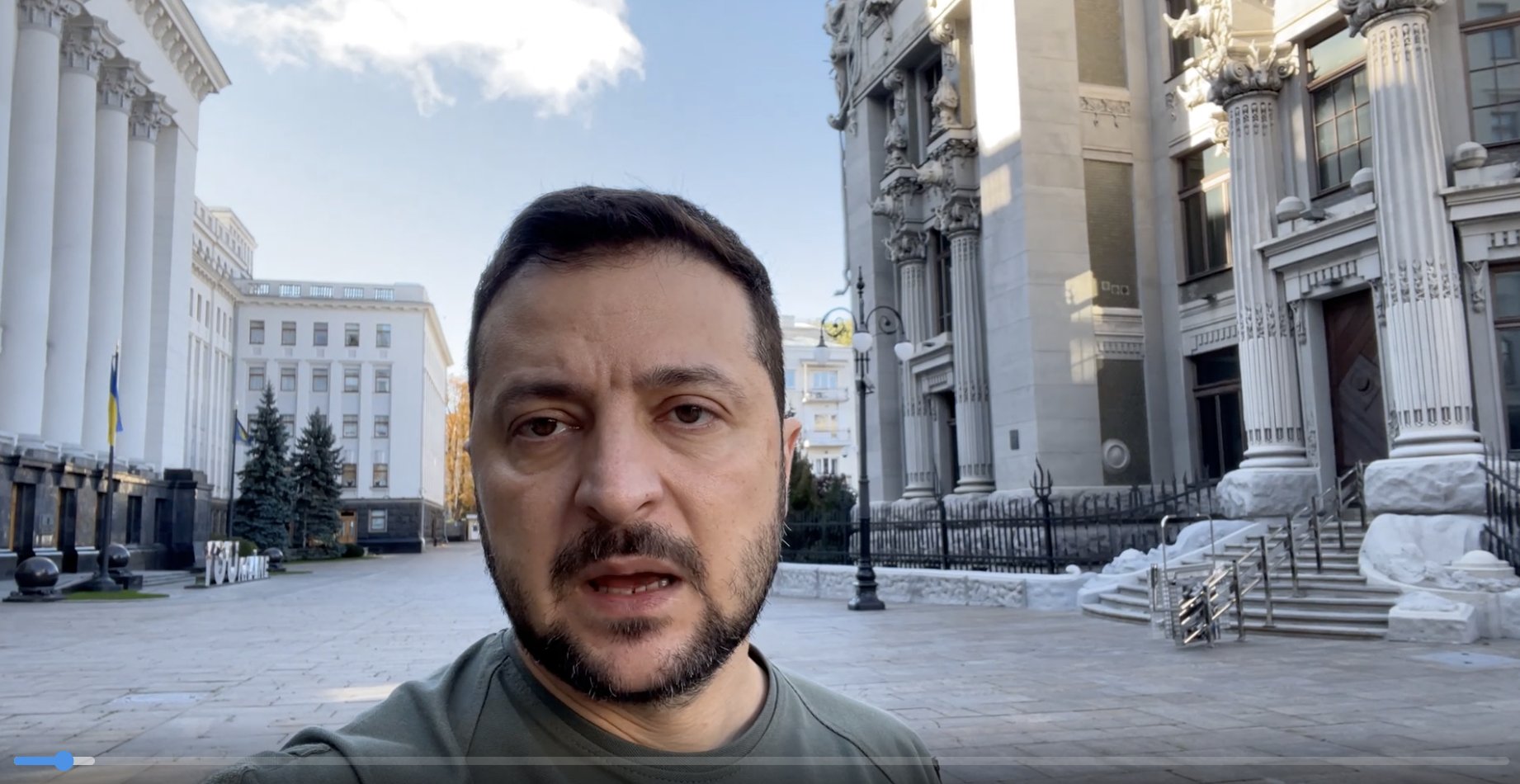 zelenski in kyiv na aanval