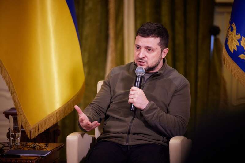 zelensky 12 maart 2022