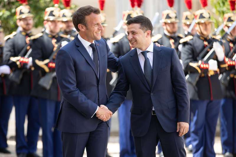 zelensky bij macron juni 2019