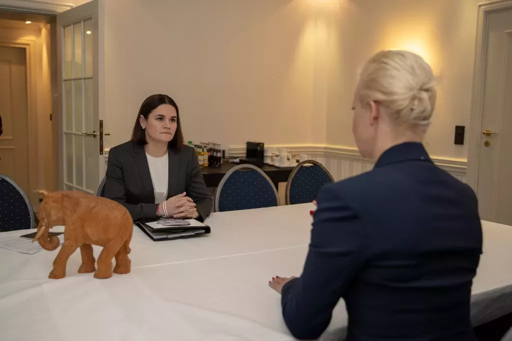 Navalnaja en Tsichanouskaja