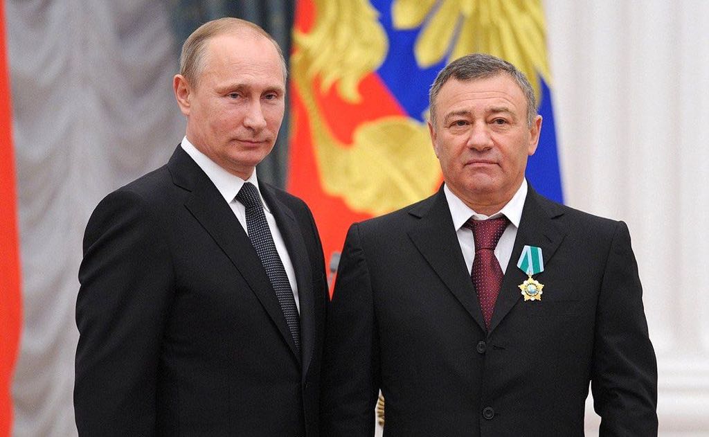 Vladimir Putin and Arkady Rotenberg