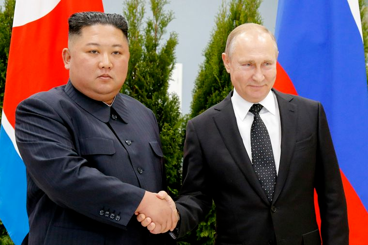 poetin en kim augustus 2022