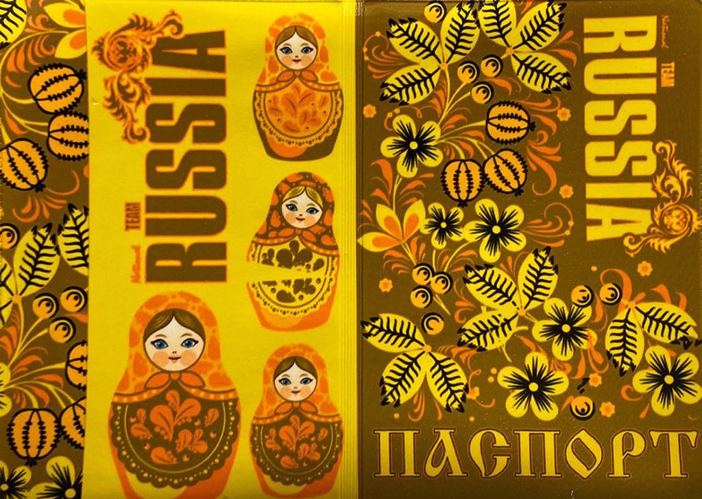 oblozhka na pasport russia matreshka