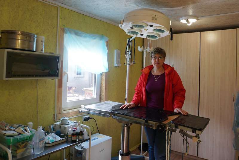 olga zjilova in de operatiekamer