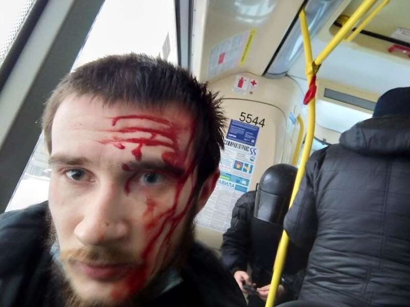 st petersburg gewonde arrestant