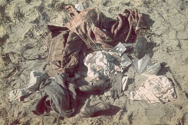 schoeisel kleding Babi Jar Duitse fotograaf 1941